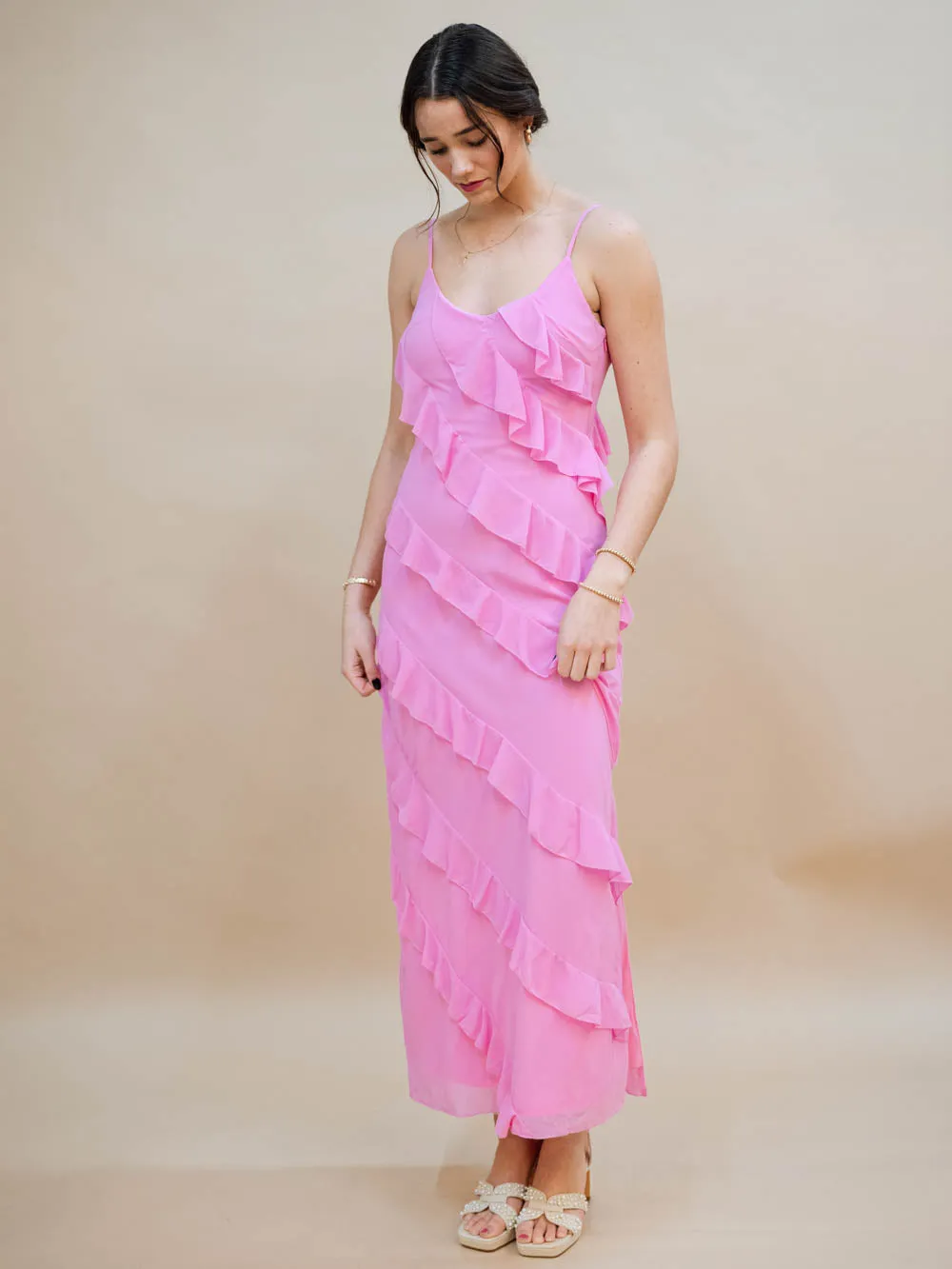 Wren Maxi Dress - Pink